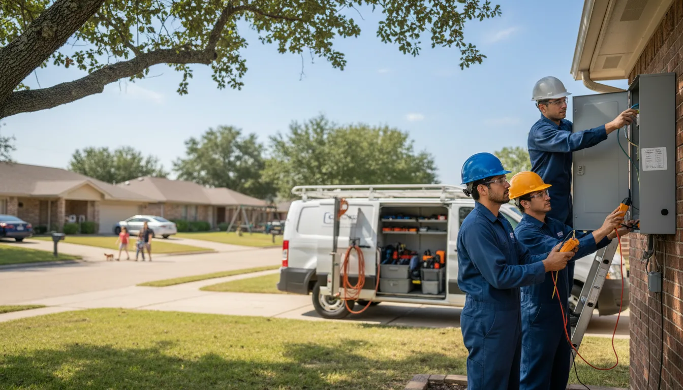 Certified electrician providing emergency electrical services in Los Lunas, NM